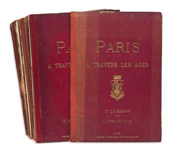 (PARIS.) Fedor Hoffbauer. Paris A Travers Les Ages.